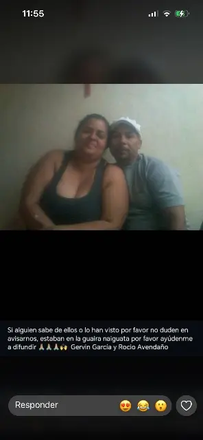 1) GERVIN GARCÍA 2) ROCÍO AVENDAÑO