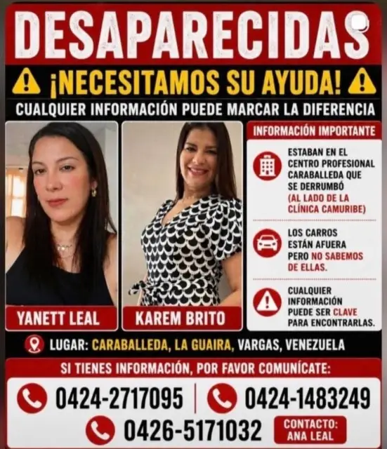 Karem Brito y Yanett Leal