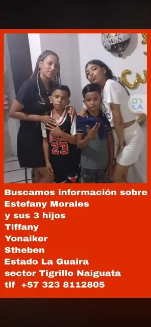 Tiffany, Estefany, Yoiner, Steven