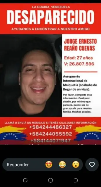Jorge Ernesto reaño cuevas
