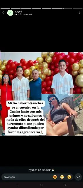Herberti Suárez y su familia