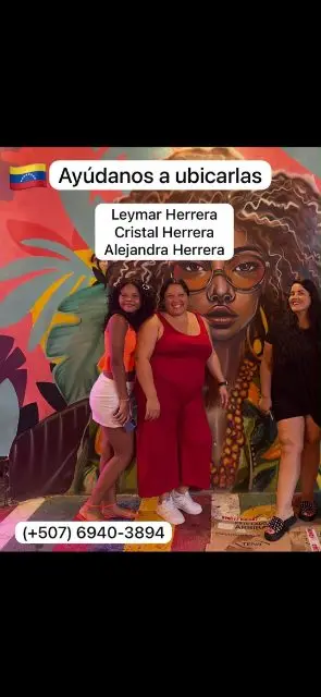 Leymar, Alejandra y Cristal Herrera