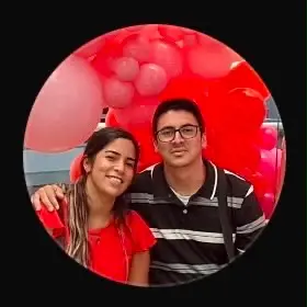 Gabriela Altuve y Ricardo Escobar