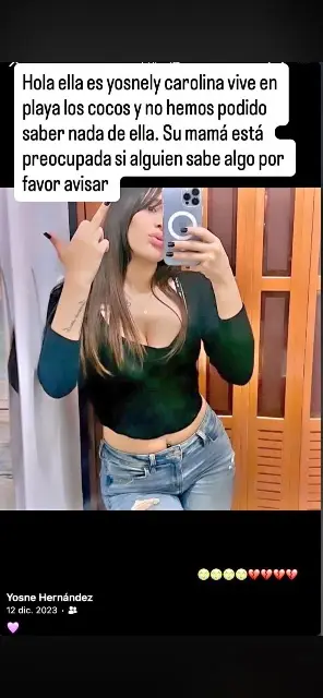 Yosnely carolina hernandez