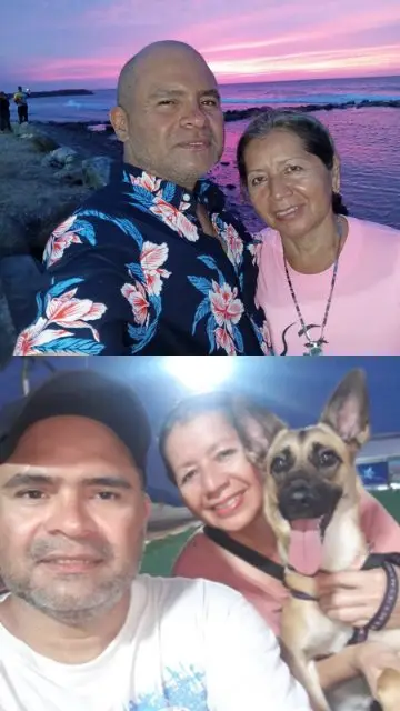 Olga Hurtado y José Erazo