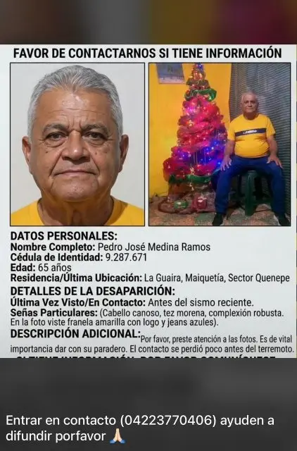 PEDRO JOSE MEDINA RAMOS