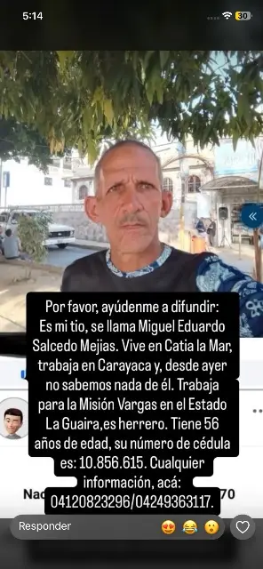 Miguel Eduardo mejias salcedo