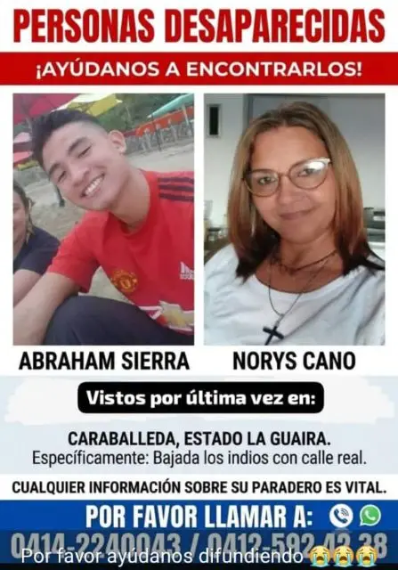 Abraham Israel Sierra Cano y Norys Cano