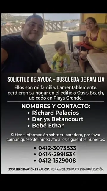 Richard Palacios Darlys Betancourt Ehitan Palacios