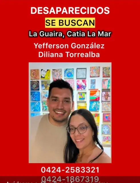 Yefferson González y Diliana Torrealba