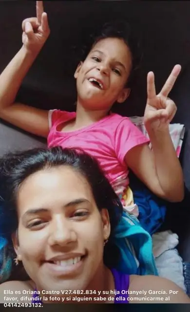 Oriana Castro y Oranyely Garcia