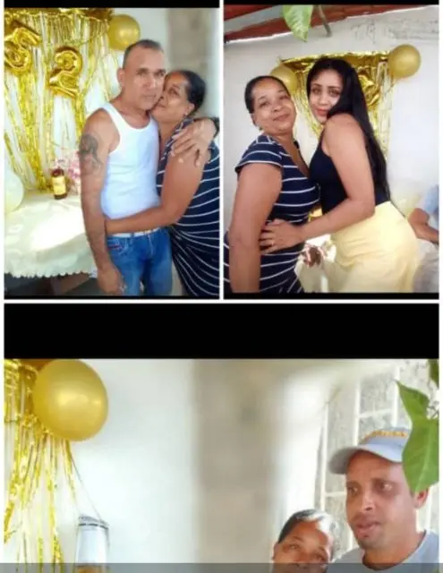 Francisco Blanco, Magaly Amaya y sus hijos