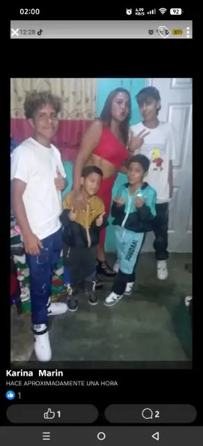 Geraldine reinstag y sus hijos