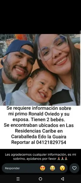 Ronald Oviedo y Mary Briceño