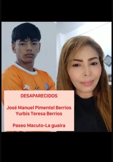 José Manuel Pimentel Berrios y Yurbis Teresa Berrios