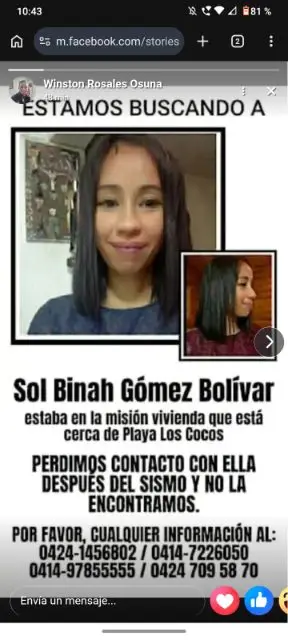 Sol binah Gómez Bolívar