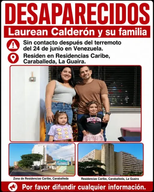 Laurean Calderon y familia