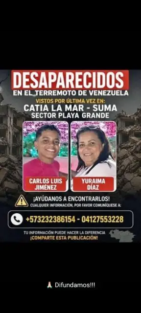 Carlos Jiménez y yurima diaz