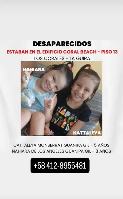 Cattaleya Monserrat Guanipa Gil y Nahiara de Los Ángeles Guanipa Gil