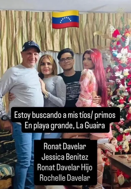 Ronat Davelaar, Jessica Benítez, Ronat Davelaar hijo, Rochelle Davelaar