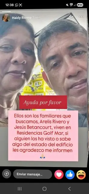 Arelis Riverl y Jesús Betancourt