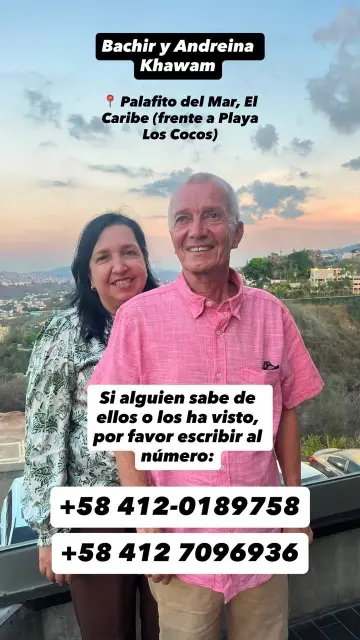 Nachos y Andreina Khawam