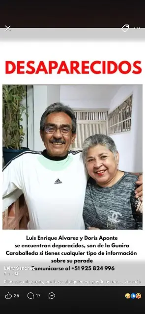 Luis enqrique Álvarez y Doris Aponte