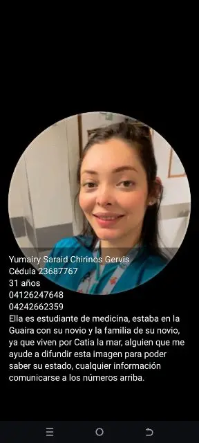 Yumairy Saraid chirinos gervis