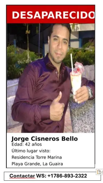 Jorge Alejandro cisneros bello