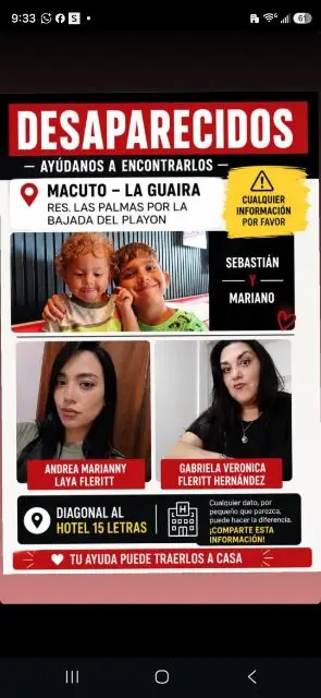 Gabriela fleritt, hija y nieto pequeño