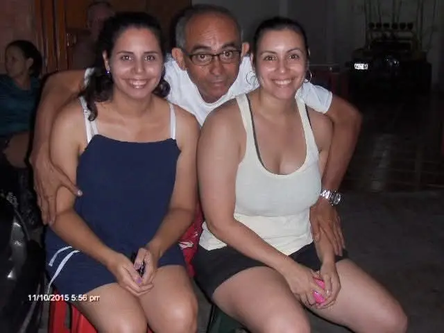Luis, fabiana y fiorella garcia