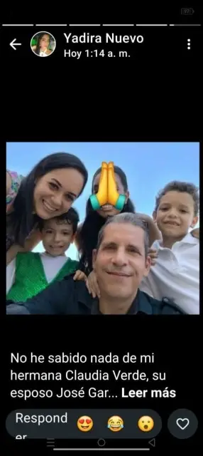 José García, Claudia verde,Manuel García y Gabriel García