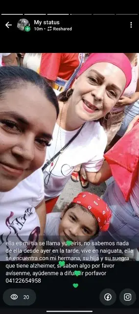 Juneiris Contreras y liah Contreras