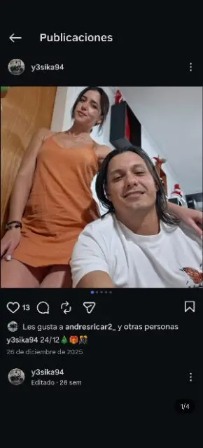 Andrés Rodríguez y Yesica Vallenilla