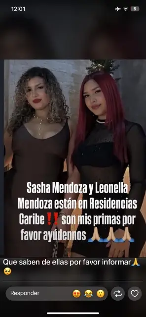 Sasha y Leonella Mendoza
