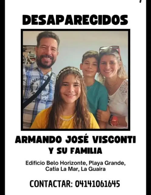 Armando Visconti y flia
