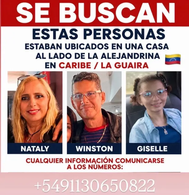 Nataly Farnoli; Winston Cáceres; Giselle Cáceres