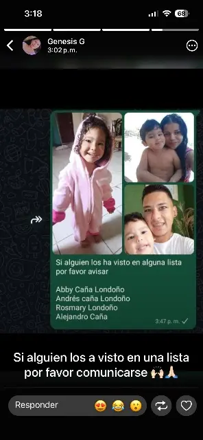 Abby caña Londoño Andrés caña londoño Rosmary londoño Alejandro caña