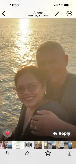 Pablo Andrés garcia vecino y su esposa