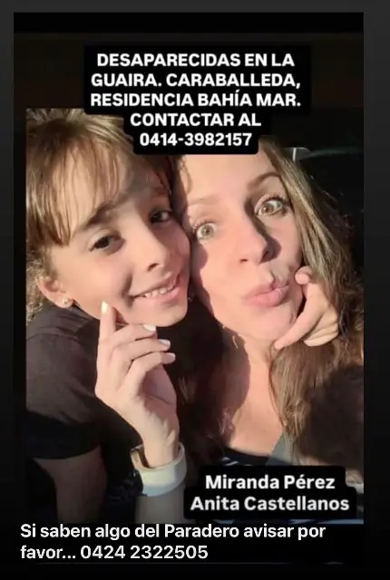 Ana Castellano e hija Miranda Perez