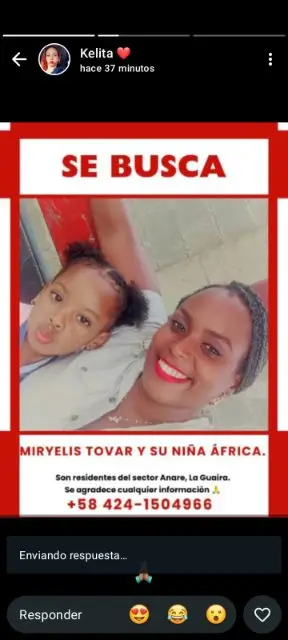 Miryelis Tovar y africa