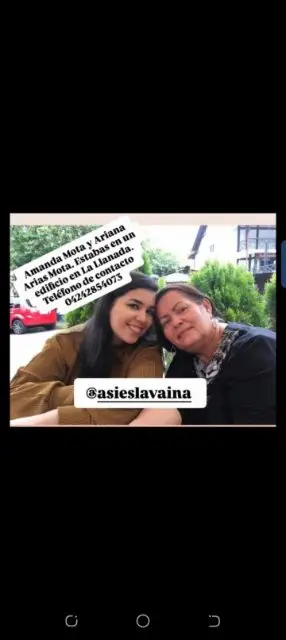 Amanda mota y Ariana Arias Mota