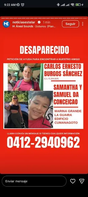 Samantha y Samuel da conceicao