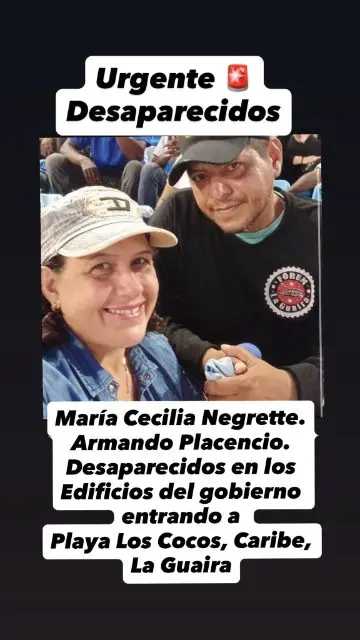 Armando Placencio y Maria Cecilia Negrette