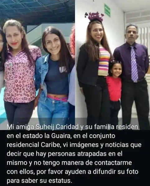 Jhon García, Suheil Caridad, Aisha García Caridad, Oriana caridad