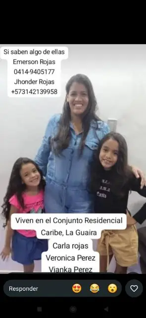 Carla rojas, vianka Pérez Verónica Pérez