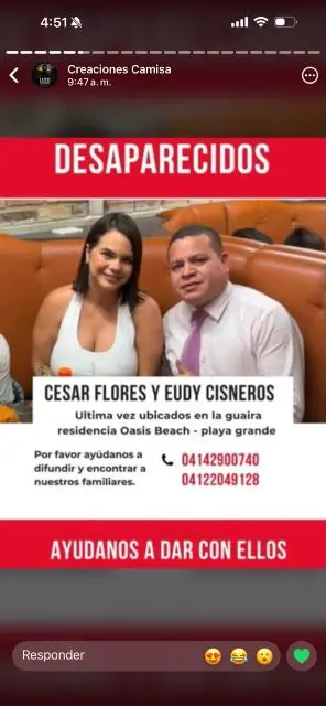Cesar flores y eudis cisneros