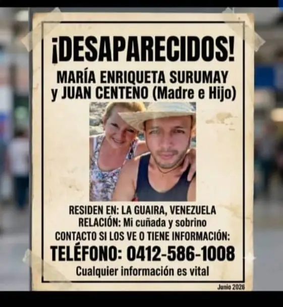 María Enriqueta surumay Juan Pablo centeno