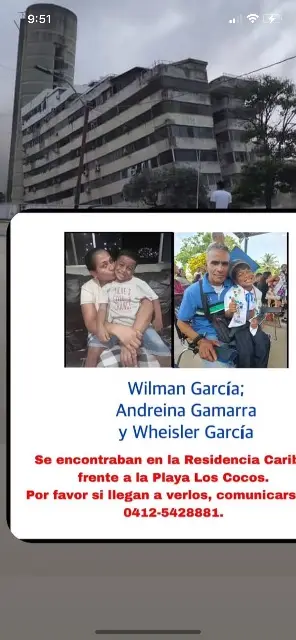 William García Andreina Gamarra y wheisler García
