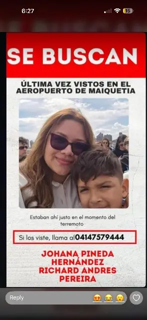 Johana Pineda y Richard Andres